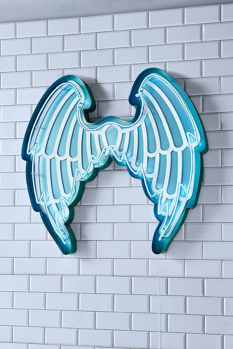 DIE NEONLAMPE „DIE ENGELSFLÜGEL”