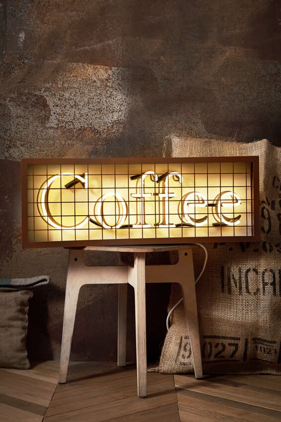 DIE NEONLAMPE „COFFEE”