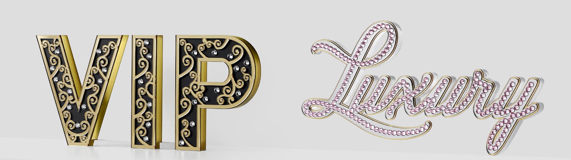 Litery dekoracyjne Litery dekoracyjne