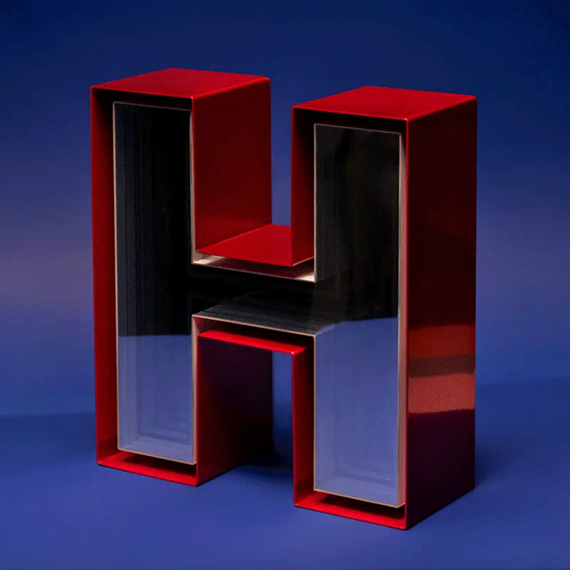 Infinity mirror letters