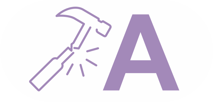 Litery z blachy nierdzewnej